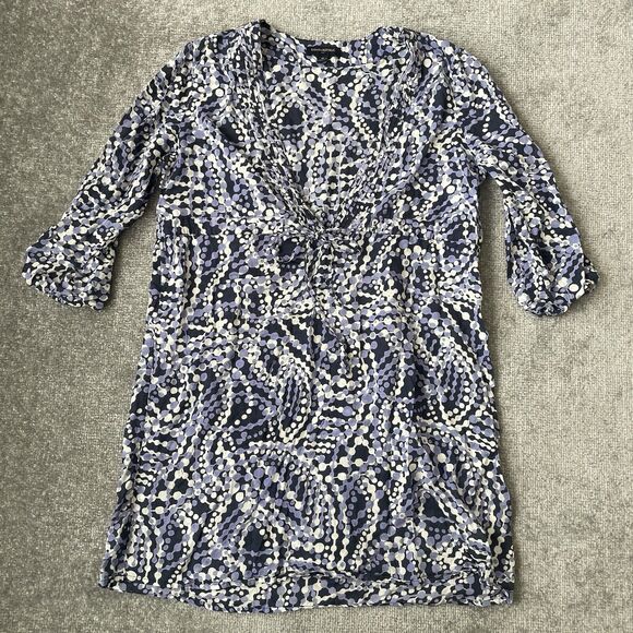 Banana Republic Swimsuit Coverup Womens Medium Blue Lightweight Thin Cotton - Picture 1 of 7